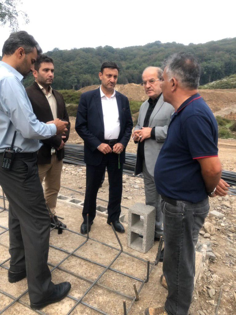 بازدید رئیس شورای اسلامی و شهردار رشت از پروژه احداث تصفیه خانه دفنگاه سراوان