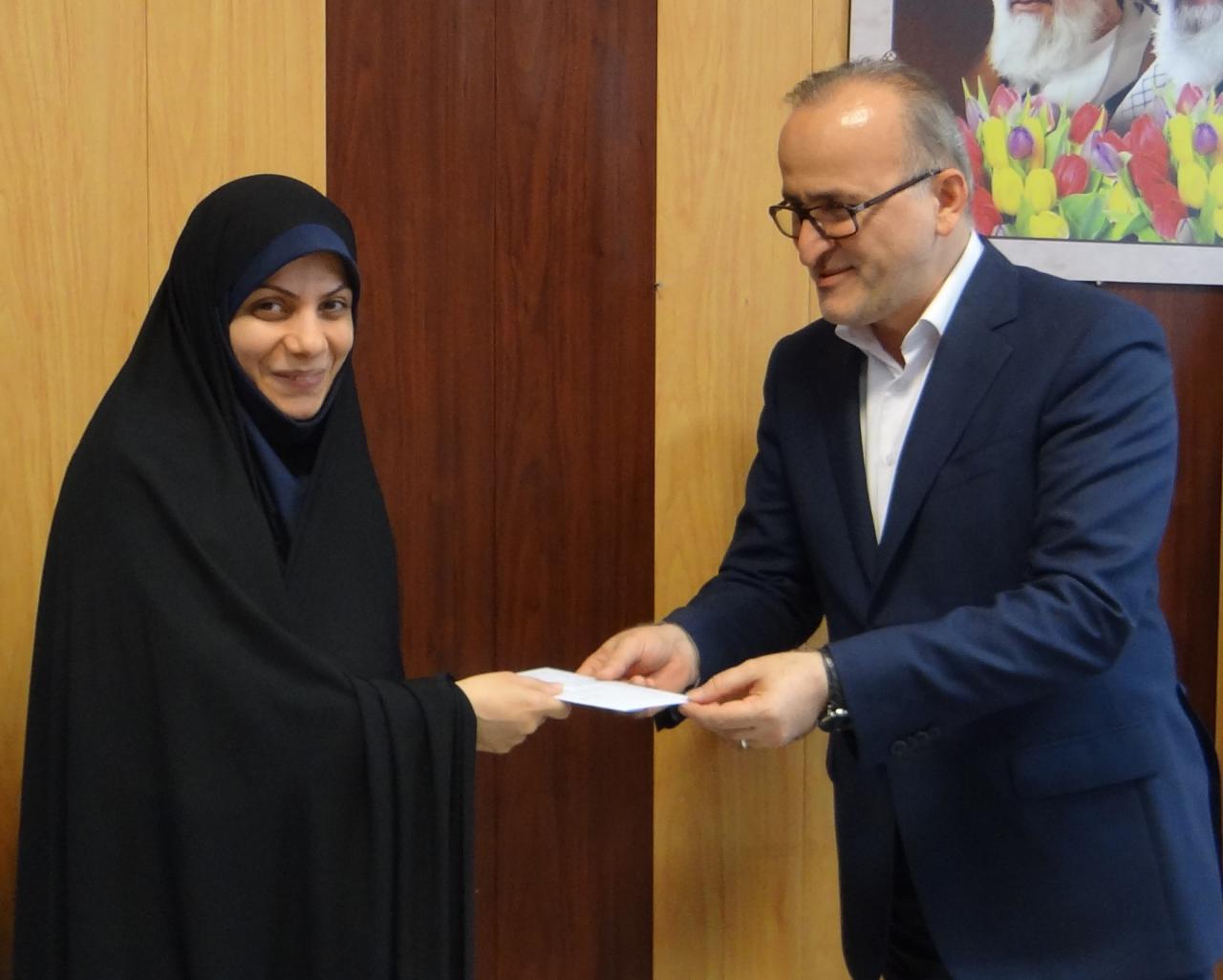 لیلا علیزاده بعنوان مدیر دفتر روابط عمومی و آموزش همگانی آبفای گیلان منصوب شد