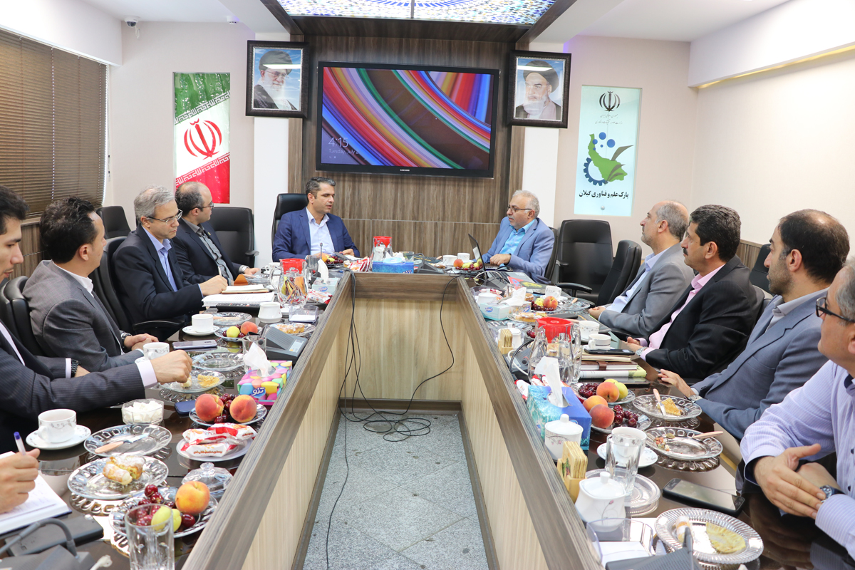 دیدار مدیرعامل شرکت گاز گیلان با رئیس پارک علم و فناوری استان