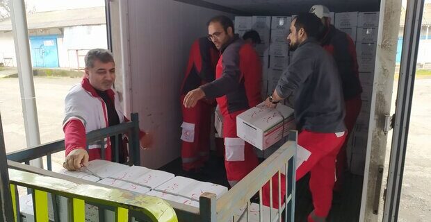ارسال ۱۴۸۰ بسته غذایی اضطراری برای زلزله زدگان خوی