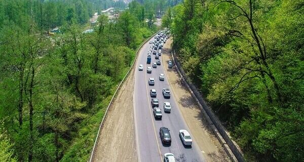 افزایش ۱۲۶ درصدی ورود خودرو به گیلان در تعطیلات عید فطر